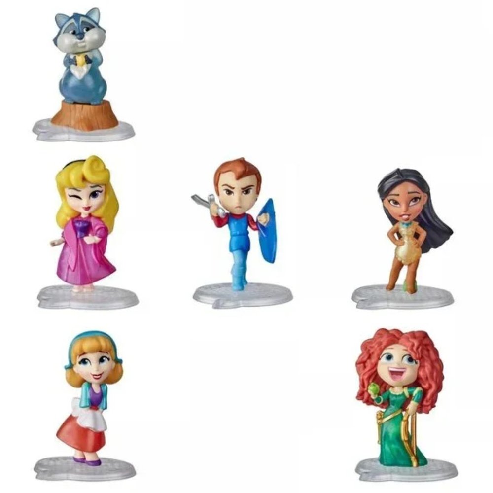 Disney Princess Comics 2" Figures (Open) Blind Box Series 5 Set of 6